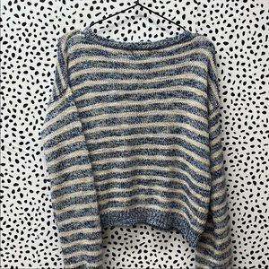 Denim & Supply Ralph Lauren Striped Blue Sweater